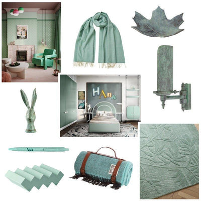 Verdigris the Home and Furniture May Trend: The Timeless Shade That Soothes and Adds Drama